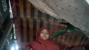 Muslim babe flaunts her massive breasts and pussy in a village setting
