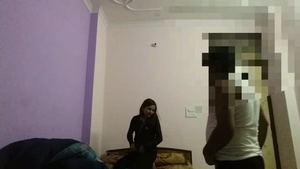 Hidden camera captures Indian couple's steamy sex session