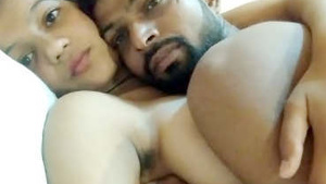 Desi couple's steamy sex video featuring Indian lover