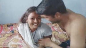 Indian couple shares passionate moments on camera
