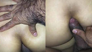 Clear shot of a desi girl getting her tight ass fucked