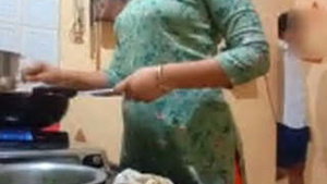 Lucky kitchen maid enjoys a thrilling ride with her boss