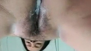 Indian bhabhi takes a creampie in her ass