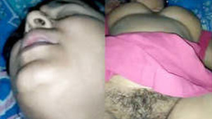 Fatty bhabhi enjoys fingering and masturbation with her lover